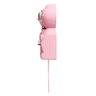 Kit-Cat Klock: Retro Pink Kitchen Edition Clock sparkle-castle