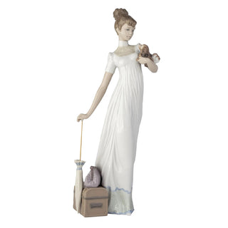 Lladró Elegant Youth Collection: Traveling Companions Figurine sparkle-castle