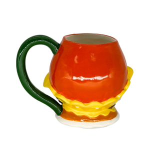Blue Sky Clayworks: Orange Blossom Figural Mug sparkle-castle