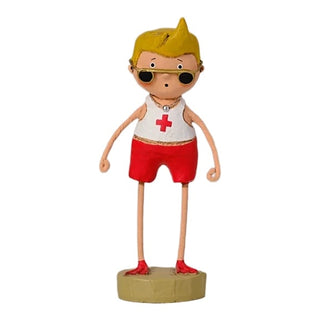 Lori Mitchell Summer Fun Collection: Lars The Lifeguard Figurine