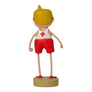 Lori Mitchell Summer Fun Collection: Lars The Lifeguard Figurine