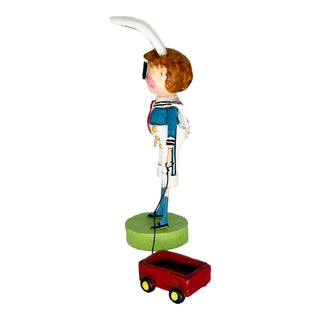 Lori Mitchell Easter Sunday Collection: Wardy's Wagon Figurine sparkle-castle