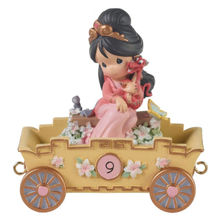 Precious Moments Disney: Birthday Parade Mulan Age 9 Figurine sparkle-castle