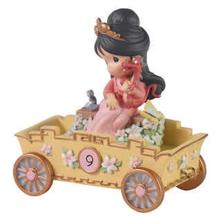Precious Moments Disney: Birthday Parade Mulan Age 9 Figurine sparkle-castle