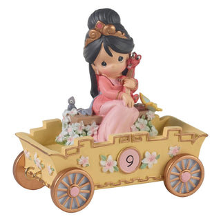 Precious Moments Disney: Birthday Parade Mulan Age 9 Figurine sparkle-castle