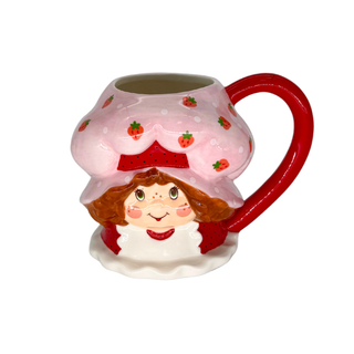 Blue Sky Clayworks: Strawberry Shortcake Figural Mug sparkle-castle