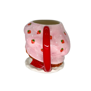 Blue Sky Clayworks: Strawberry Shortcake Figural Mug sparkle-castle