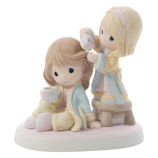 Precious Moments: Girl Brushing Mom's Hair Figurine sparkle-castle