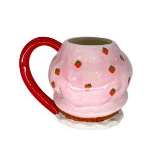 Blue Sky Clayworks: Strawberry Shortcake Figural Mug sparkle-castle