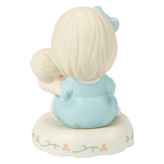 Precious Moments: Girl With Doll Age 4 Figurine, Blonde sparkle-castle