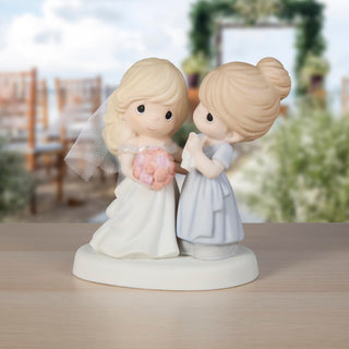 Precious Moments: Bride with Mom Figurine sparkle-castle