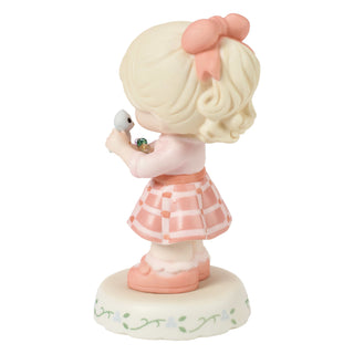 Precious Moments: Girl With Bracelet Age 9 Figurine, Blonde sparkle-castle