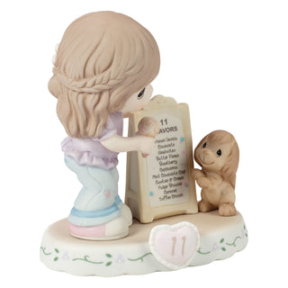 Precious Moments: Girl With Ice Cream Age 11 Figurine, Brunette sparkle-castle