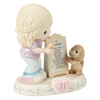 Precious Moments: Girl With Ice Cream Age 11 Figurine, Blonde sparkle-castle