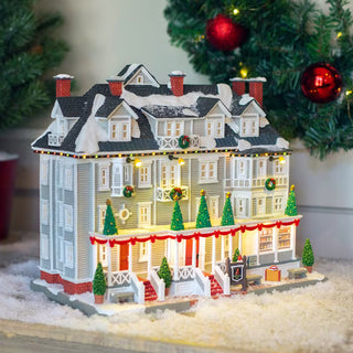 Lemax Norman Rockwell Village: Red Lion Inn sparkle-castle