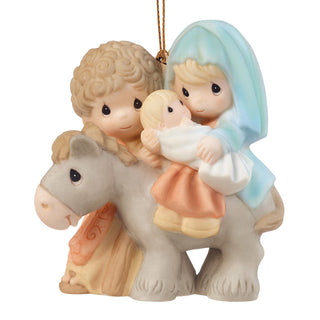 Precious Moments: Holy Family Nativity Hanging Ornament sparkle-castle