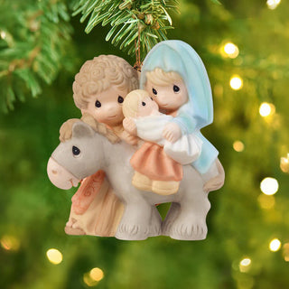 Precious Moments: Holy Family Nativity Hanging Ornament sparkle-castle