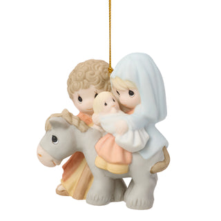 Precious Moments: Holy Family Nativity Hanging Ornament sparkle-castle