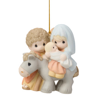 Precious Moments: Holy Family Nativity Hanging Ornament sparkle-castle