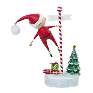 Lori Mitchell Christmas Collection: Swinging into Christmas Figurine sparkle-castle