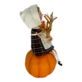 Lori Mitchell Harvest Collection: Grateful Greta Figurine sparkle-castle
