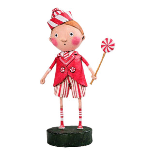 Lori Mitchell Christmas Collection: Peppermint Pete Figurine sparkle-castle