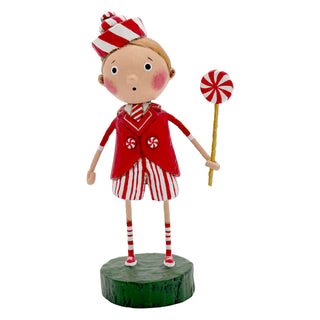 Lori Mitchell Christmas Collection: Peppermint Pete Figurine sparkle-castle