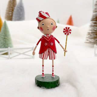 Lori Mitchell Christmas Collection: Peppermint Pete Figurine sparkle-castle