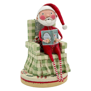 Lori Mitchell Christmas Collection: Santa's Christmas Story Figurine sparkle-castle