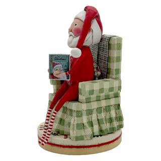 Lori Mitchell Christmas Collection: Santa's Christmas Story Figurine sparkle-castle