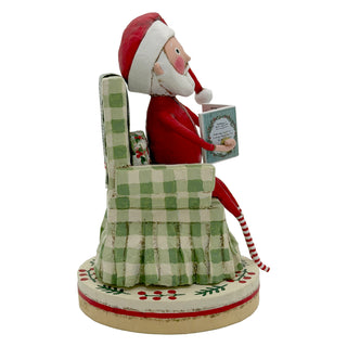Lori Mitchell Christmas Collection: Santa's Christmas Story Figurine sparkle-castle