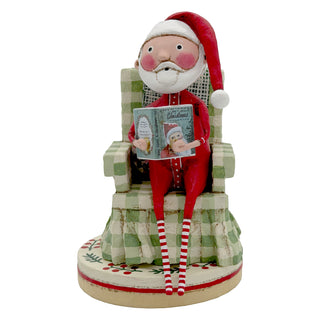Lori Mitchell Christmas Collection: Santa's Christmas Story Figurine sparkle-castle