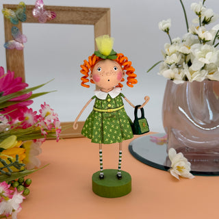 Lori Mitchell St. Patrick's Day Collection: Little Miss Maeve Figurine sparkle-castle