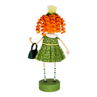 Lori Mitchell St. Patrick's Day Collection: Little Miss Maeve Figurine sparkle-castle