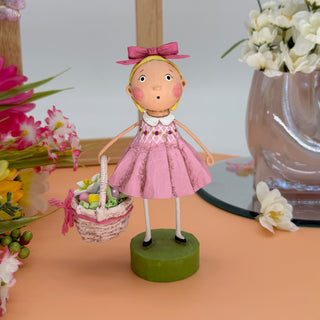 Lori Mitchell Swing into Spring Collection: Ivy's Basket Figurine sparkle-castle