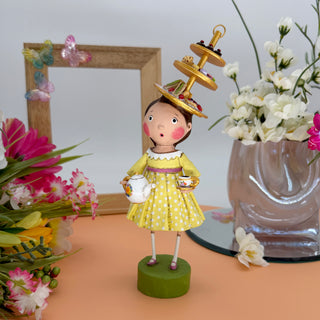 Lori Mitchell Swing into Spring Collection: Tea Time Figurine sparkle-castle