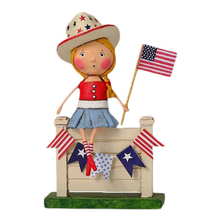 Lori Mitchell American Pride Collection: July Jamboree Figurine sparkle-castle