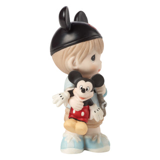 Precious Moments Disney Showcase: Disney Park Guest With Mickey Mouse Figurine sparkle-castle
