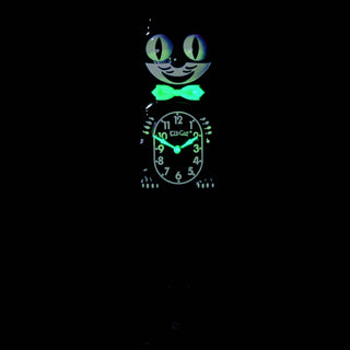 Classic Black Glow Kit-Cat Klock sparkle-castle