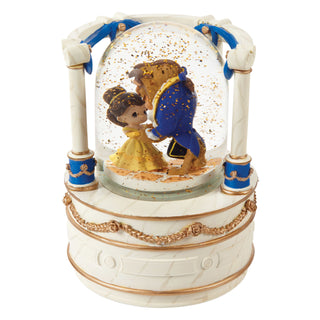 Precious Moments Disney Showcase: Beauty and the Beast Musical Rotating Snow Globe sparkle-castle
