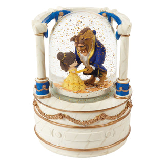 Precious Moments Disney Showcase: Beauty and the Beast Musical Rotating Snow Globe sparkle-castle