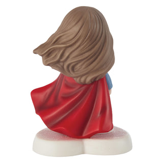 Precious Moments: Mom Wearing Superhero Cape Figurine, Brunette sparkle-castle