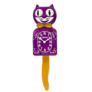 Boysenberry Gold Kit-Cat Klock sparkle-castle