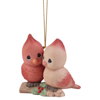 Precious Moments: Cardinal Couple Hanging Ornament sparkle-castle