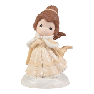 Precious Moments Disney Showcase: Bell In Winter Coat Figurine sparkle-castle