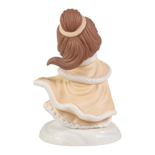 Precious Moments Disney Showcase: Bell In Winter Coat Figurine sparkle-castle