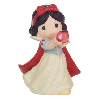 Precious Moments Disney: Snow White with Glass Apple Figurine sparkle-castle