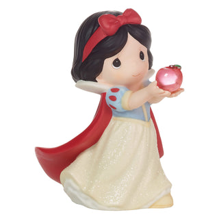 Precious Moments Disney: Snow White with Glass Apple Figurine sparkle-castle
