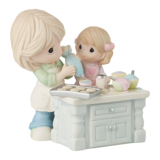Precious Moments: Girl and Grandma Baking Cookies Figurine sparkle-castle