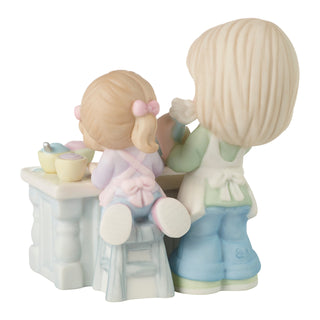 Precious Moments: Girl and Grandma Baking Cookies Figurine sparkle-castle